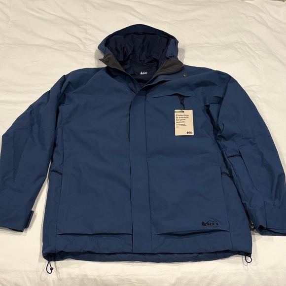 REI Powderbound Insulated Jacket - Men's Medium Sargasso Sea Blue - Picture 5 of 14